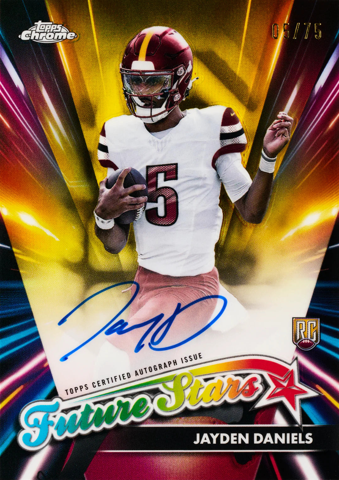 2024 Topps Chrome Football Blaster, Box