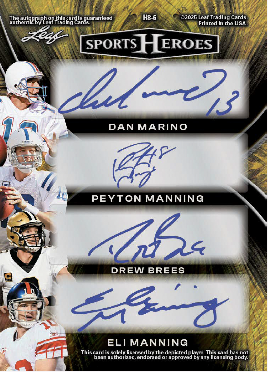 2026 Leaf Super Sport Heroes Multi-Sport Hobby, 6 Box Case