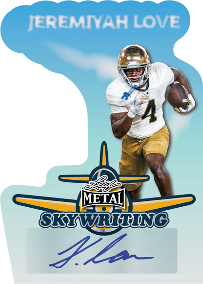 2026 Leaf Metal Football Hobby, 10 Box Case