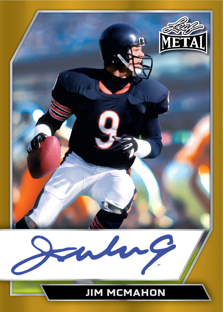 2026 Leaf Metal Football Hobby, 10 Box Case