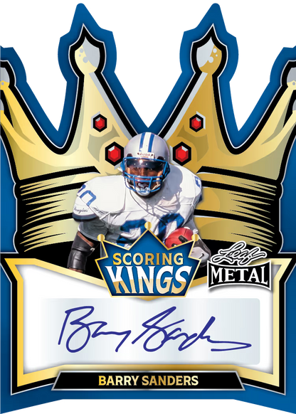 2026 Leaf Metal Football Hobby, 10 Box Case