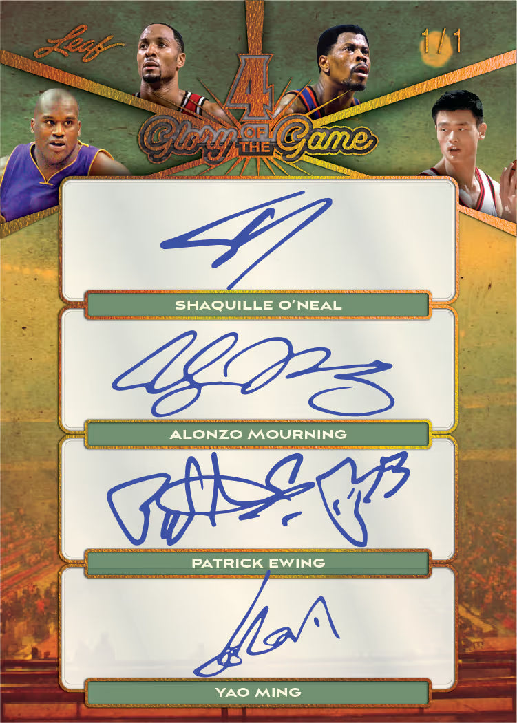 2025 Leaf Glory of the Game Basketball Hobby, 10 Box Case