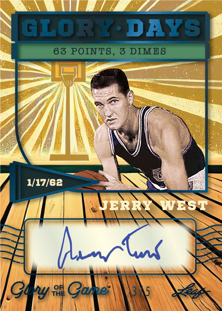 2025 Leaf Glory of the Game Basketball Hobby, Box