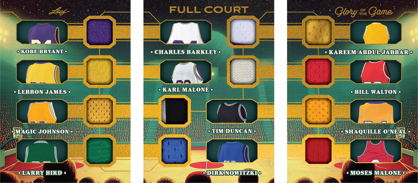 2025 Leaf Glory of the Game Basketball Hobby, 10 Box Case