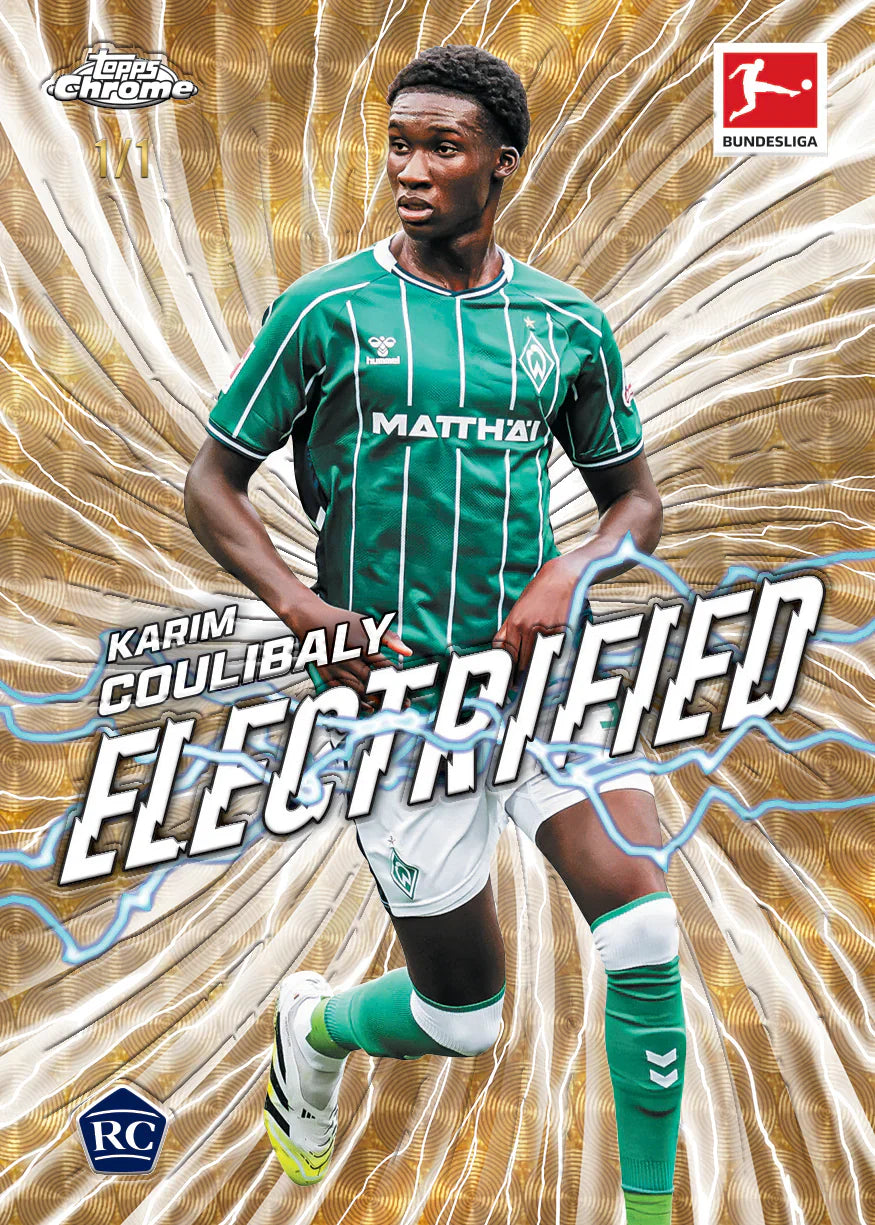 2025-26 Topps Chrome Bundesliga Soccer Hobby, Pack