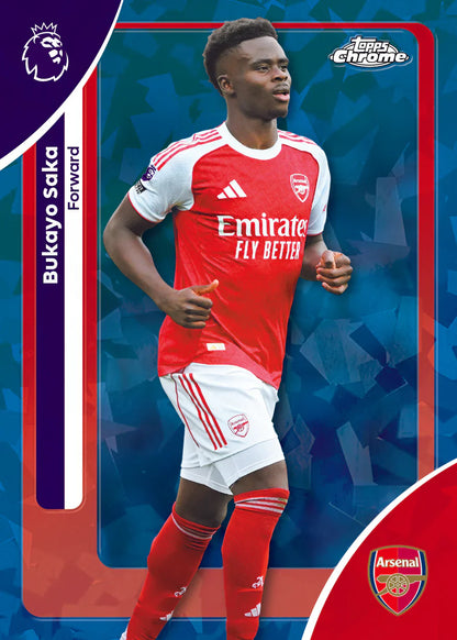 *LAST CASE* 2026 Topps Chrome Premier League Soccer Sapphire Edition, 10 Box Case
