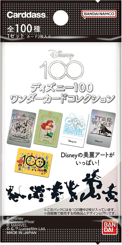 BANDAI Carddass Disney 100 Wonder Pack Box TCG JAPAN OFFICIAL