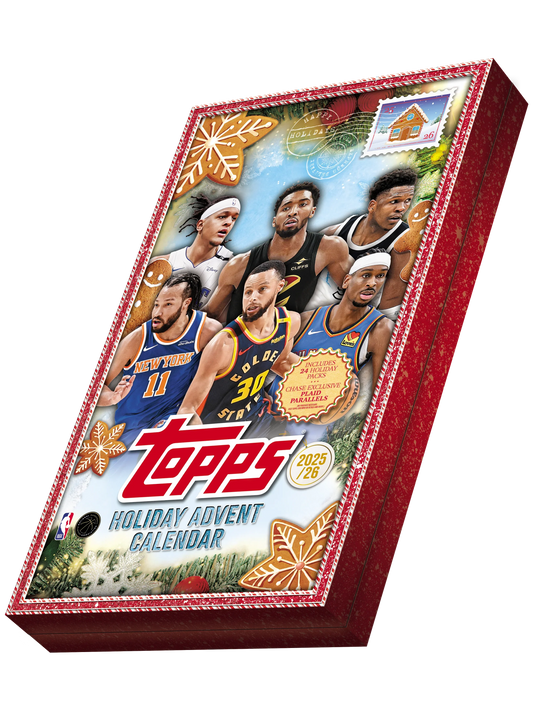 2025/26 Topps Holiday Basketball Countdown Calendar, Box