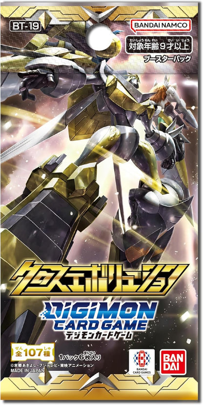 BANDAI Digimon Card Game Cross Evolution BT-19 Booster Pack Box TCG JAPAN