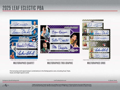 2025 Leaf Eclectic Professional Bowlers Association PBA Jumbo, Box