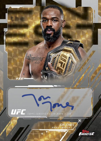 2025 Topps UFC Finest Hobby, 8 Box Case