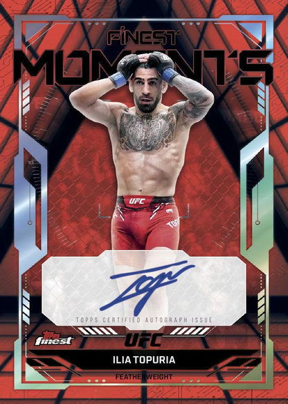 2025 Topps UFC Finest Hobby, 8 Box Case