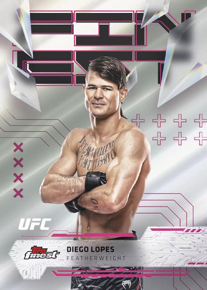 2025 Topps UFC Finest Hobby, 8 Box Case