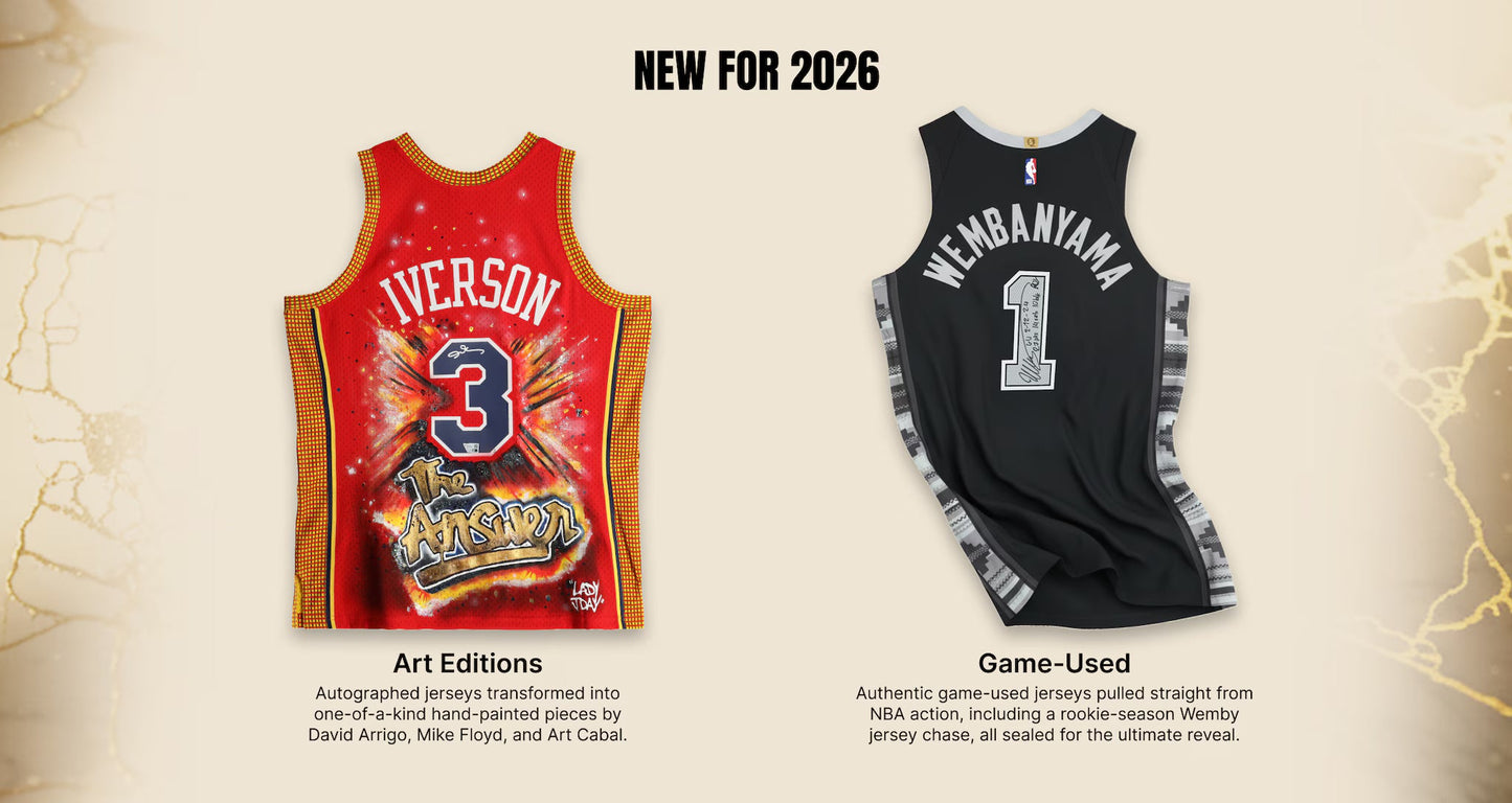 2026 Fanatics Under Wraps NBA Jersey Volume 1, Box