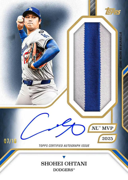 2025 Topps MVP Collection Shohei Ohtani & Aaron Judge Baseball Hobby, Box