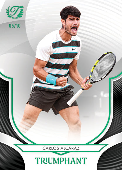 2025 Topps Triumphant Tennis Hobby, 10 Box Case