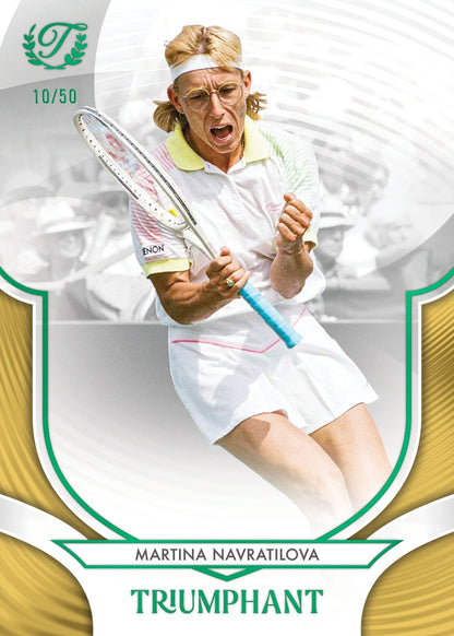 2025 Topps Triumphant Tennis Hobby, 10 Box Case