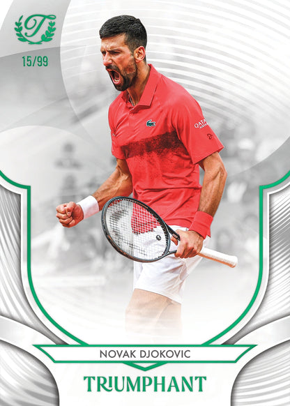 2025 Topps Triumphant Tennis Hobby, 10 Box Case
