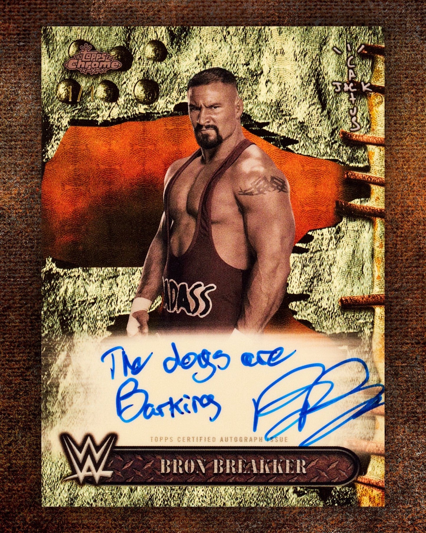 2025 Topps Chrome WWE x Cactus Jack Hobby, Pack