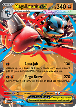 Pokemon Mega Lucario EX Figure Collection, Box