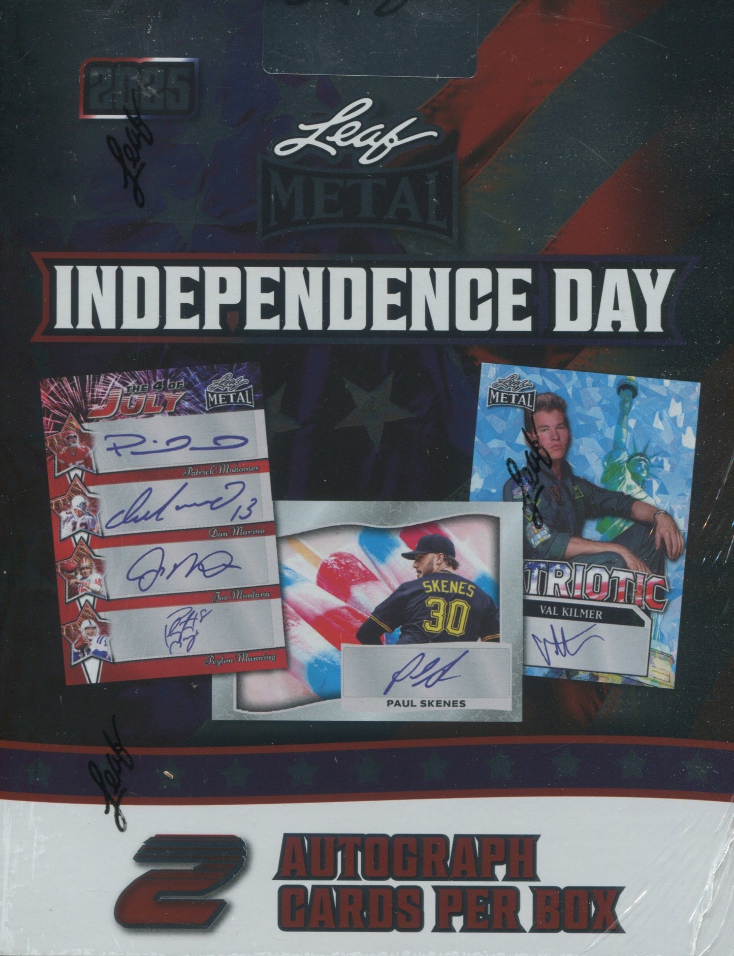 2025 Leaf Metal Independence Day Multi-Sport Hobby, 10 Box Case