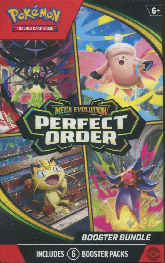 Pokemon Mega Evolution Perfect Order Booster Bundle, Box