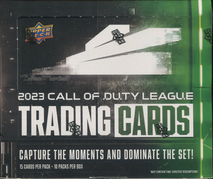 2023 Upper Deck Call of Duty League Hobby, 10 Box Case