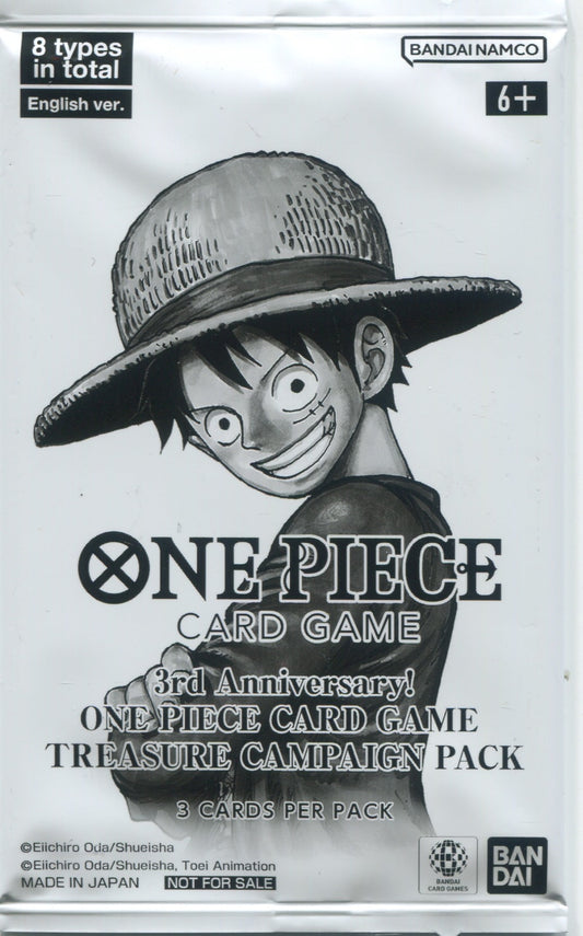 3rd Anniversary One Piece Card Game Treasure Campaign, Promo Pack