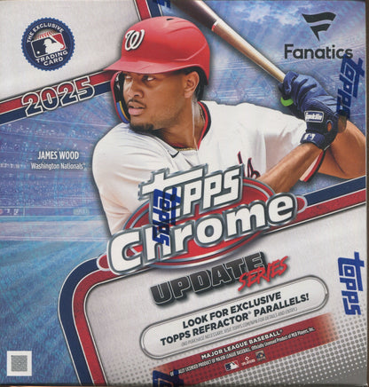 2025 Topps Chrome Update Series Baseball FANATICS Mega, Box