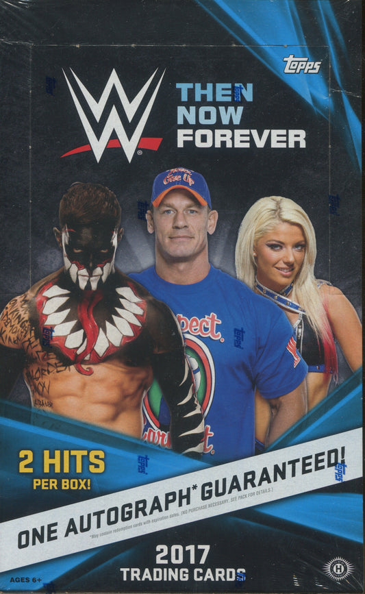 2017 Topps WWE Then, Now, Forever Wrestling Hobby, Box