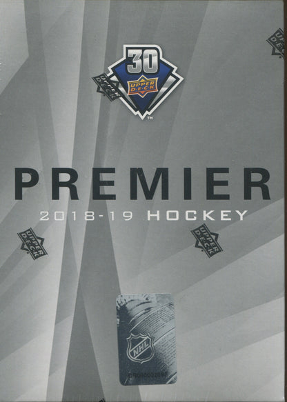 *LAST BOX* 2018-19 Upper Deck Premier Hockey Hobby, Box