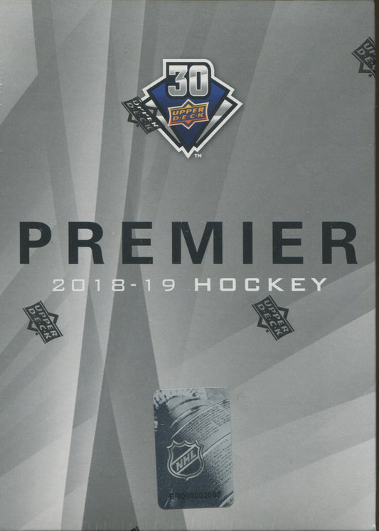 *LAST BOX* 2018-19 Upper Deck Premier Hockey Hobby, Box