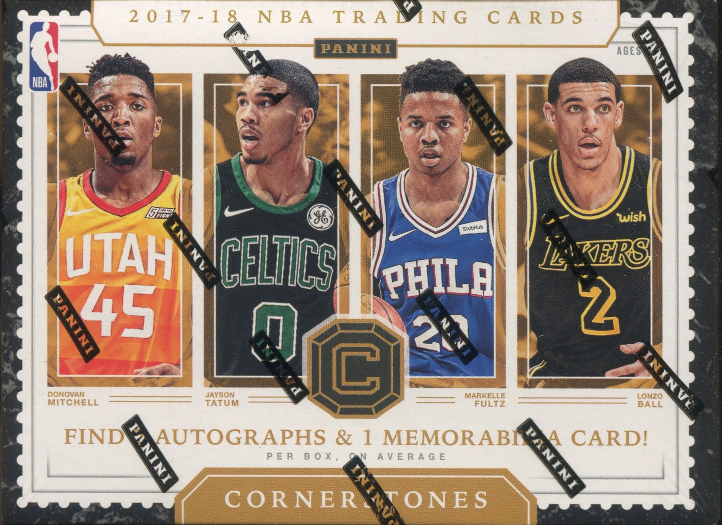 2017-18 Panini Cornerstones Basketball Hobby, 12 Box Case