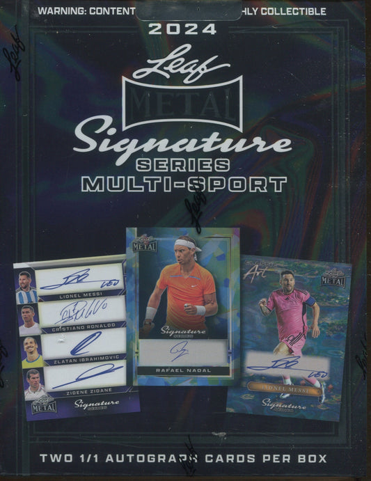 2024 Leaf Metal Signature Series Hobby, Box