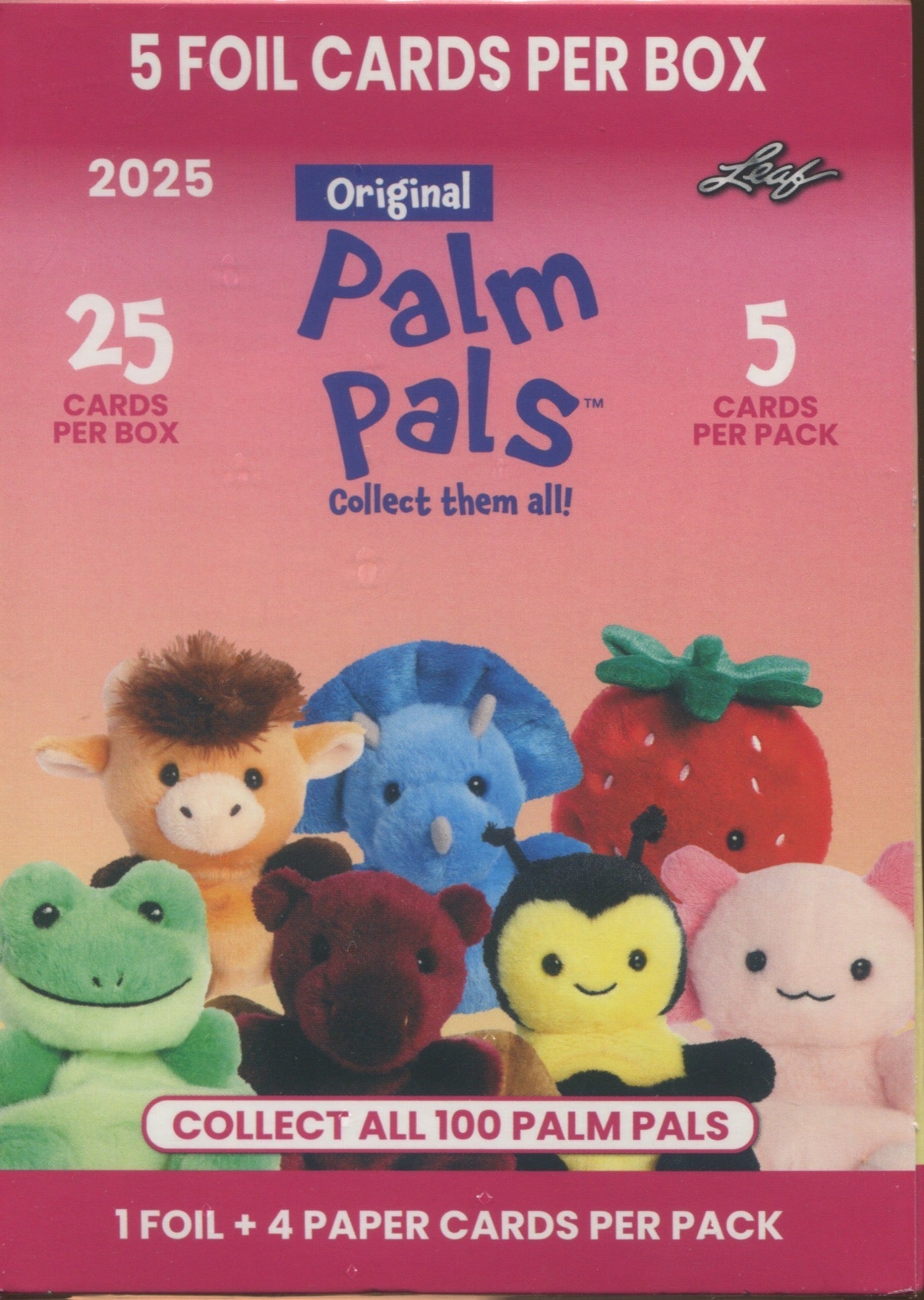 2025 Leaf Palm Pals Blaster, 20 Box Case