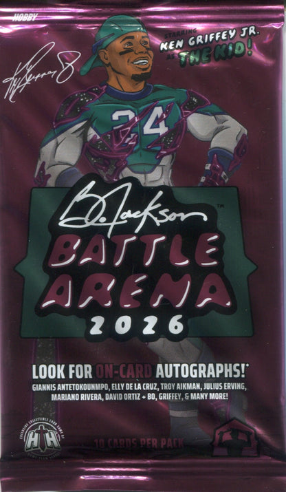 2026 Bo Jackson Battle Arena Ken Griffey Jr Edition Hobby, Pack