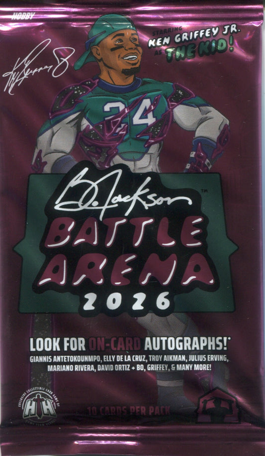 2026 Bo Jackson Battle Arena Ken Griffey Jr Edition Hobby, Pack