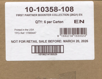 Pokemon First Partner Illustration Collection Series 1, 6 Box Case