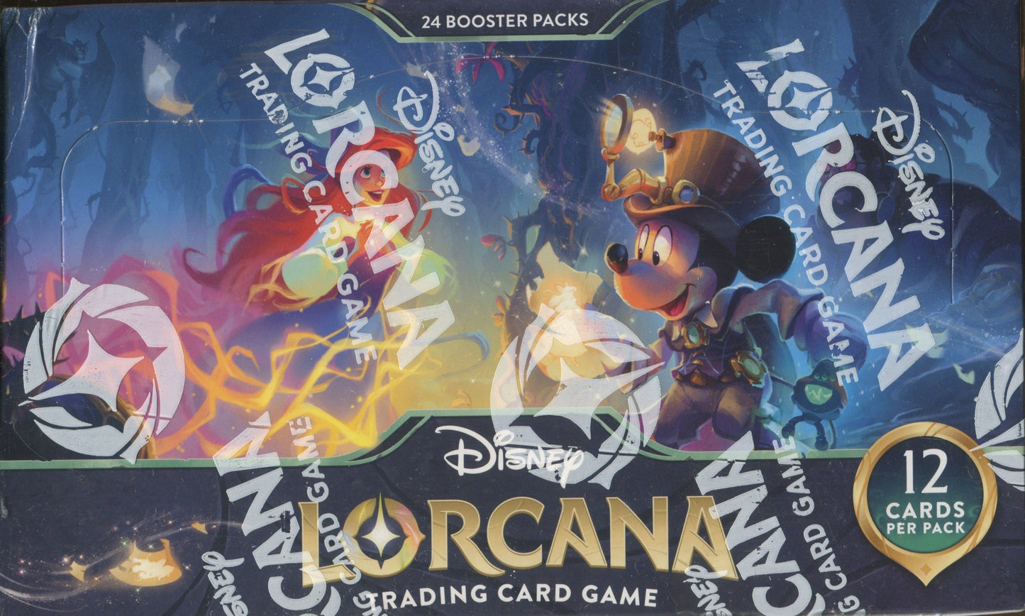 Disney Lorcana Whispers in the Well, 4 Booster Box Case