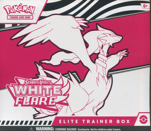 Pokemon Scarlet & Violet White Flare, Elite Trainer Box (ETB)