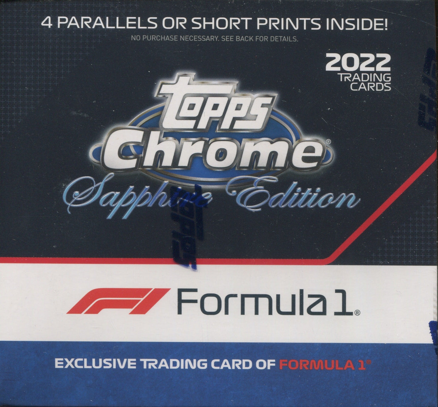2022 Topps Chrome Formula 1 F1 Racing Sapphire Edition, Box
