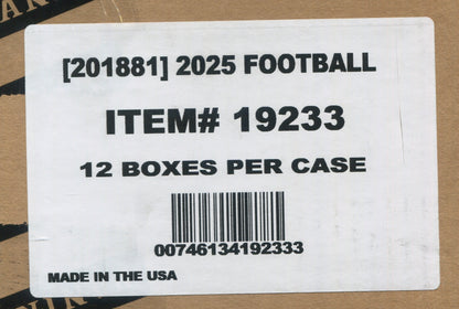 2025 Panini Donruss Optic Football Hobby Preferred, 12 Box Case