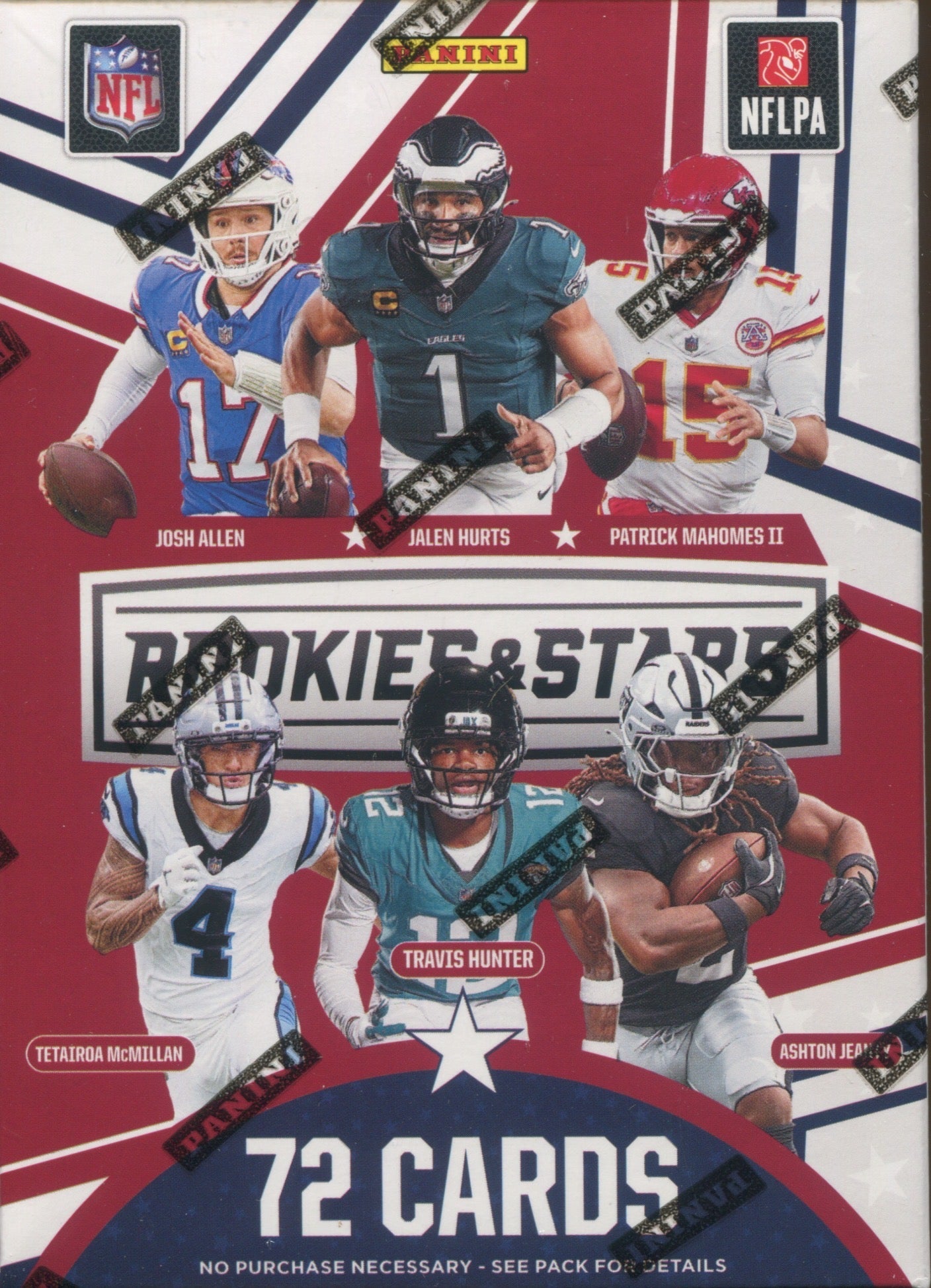 2025 Panini Rookies & Stars Football Hobby Blaster, 20 Box (Case Blue Plaid Parallels)