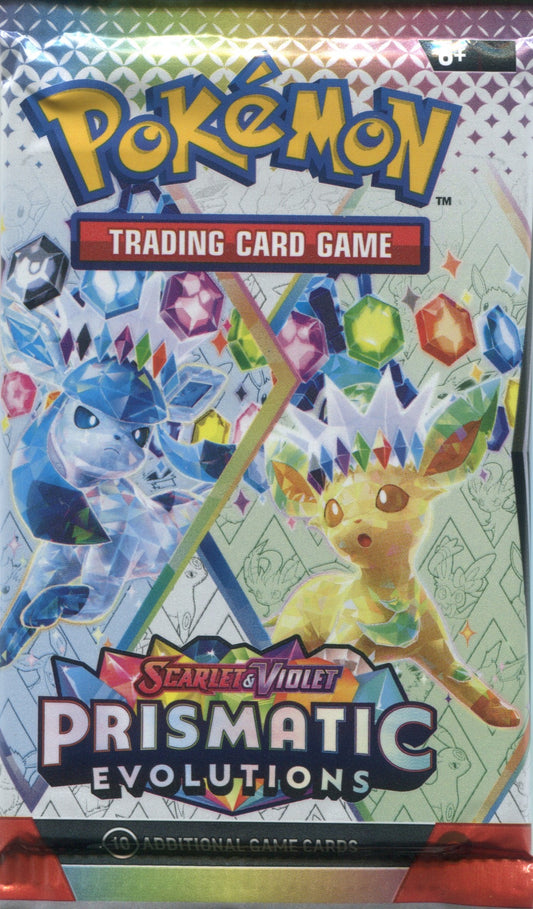 Pokemon Scarlet & Violet Prismatic Evolutions, Booster Pack