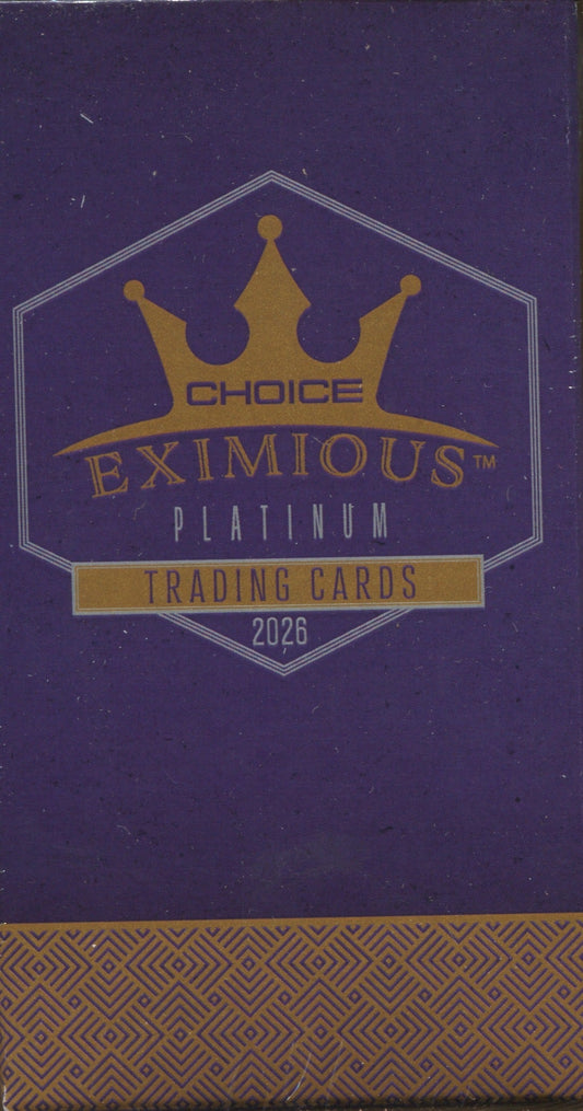2026 Choice Insignia Eximious Platinum Hobby, Box