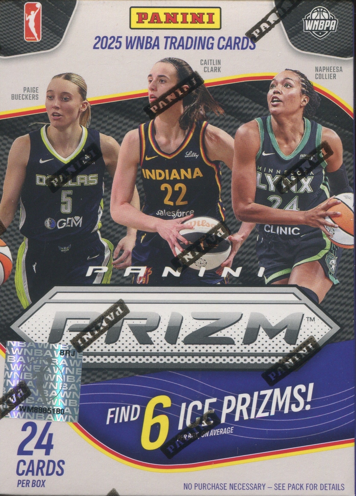 2025 Panini Prizm WNBA Basketball Blaster, Box (Ice Prizms)