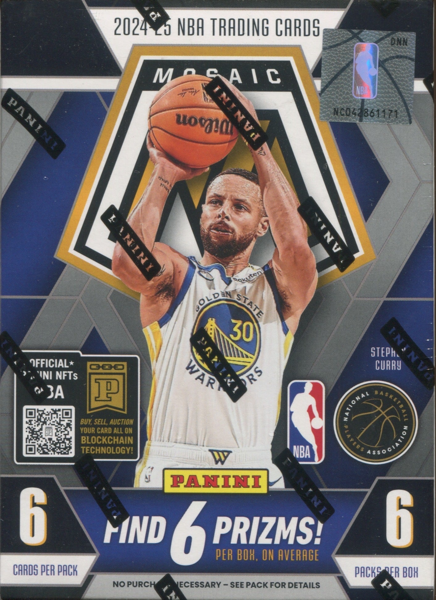 2024-25 Panini Mosaic Basketball Blaster, Box (Capacity Insert)
