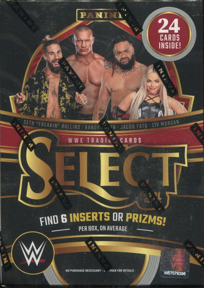 2024 Panini Select WWE, 20 Hobby Blaster Box Case (GREEN FLASH PRIZMS)