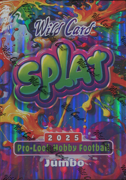 2025 Wild Card Splat Football Jumbo, Box