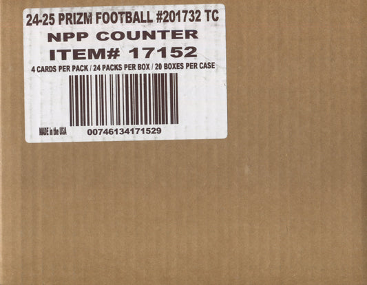2024 Panini Prizm Football Retail, 20 Box Case